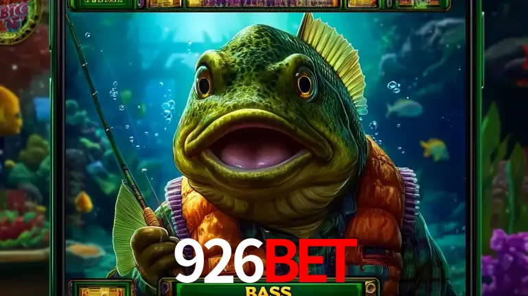 Personagem de peixe pescador do popular jogo de slot com tema de pescaria, uma das emocionantes opções de caça-níqueis para jogar e ganhar no cassino 926bet.