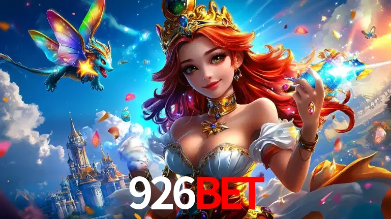 A princesa de um reino de fantasia mágico, com seu pequeno dragão, apresentando um mundo de prêmios encantados nos jogos de caça-níqueis do cassino 926bet.